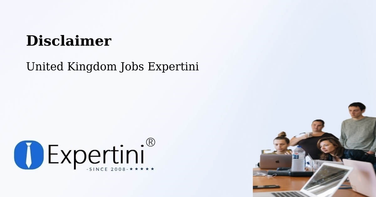 Disclaimer – Prudhoe - United Kingdom Jobs Expertini